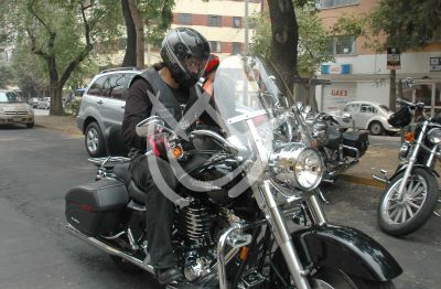 Jorge Salinas de motociclista