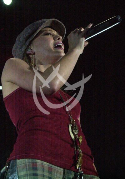 Hilary Duff, en concierto