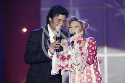 Rocío con Chayanne