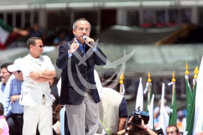 Felipe Calderón en cierre de campaña