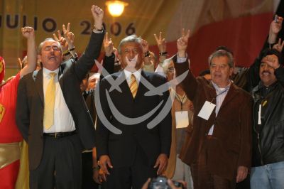 López Obrador, declara triunfo virtual