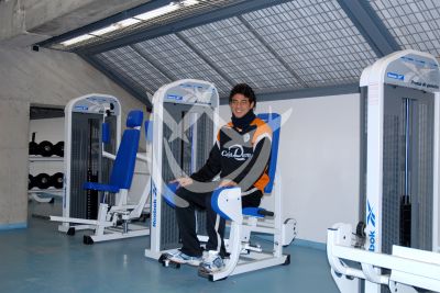 Carlos Vela en gimnasio