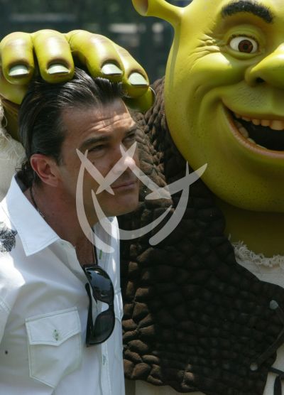 Antonio Banderas y Shrek