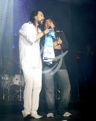 Maradona y el Buki ¡a dueto!