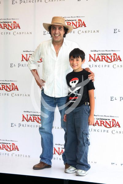 Luis Felipe Tovar e hijo