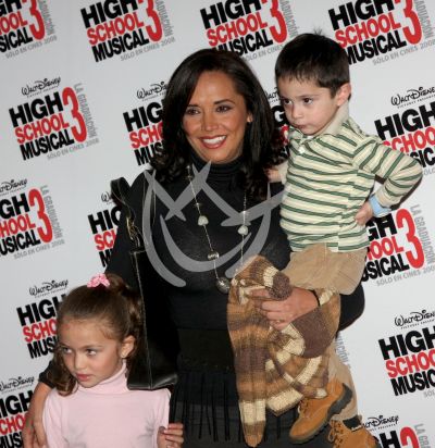 Mayra Rojas e hijos