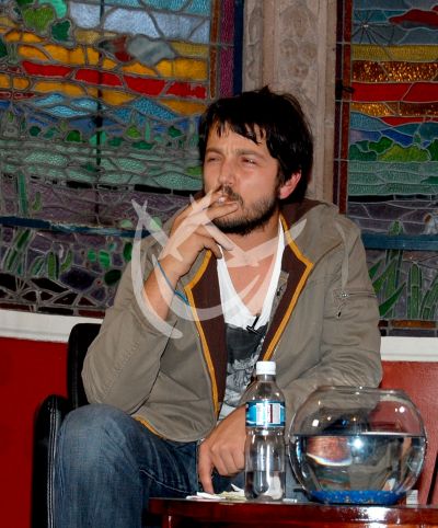 Diego smoking!