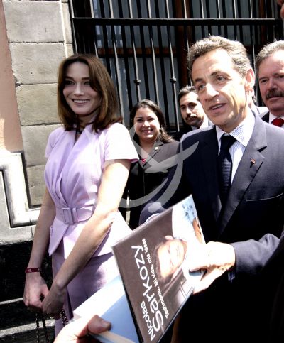 Carla Bruni y Nicolas Sarkozy  