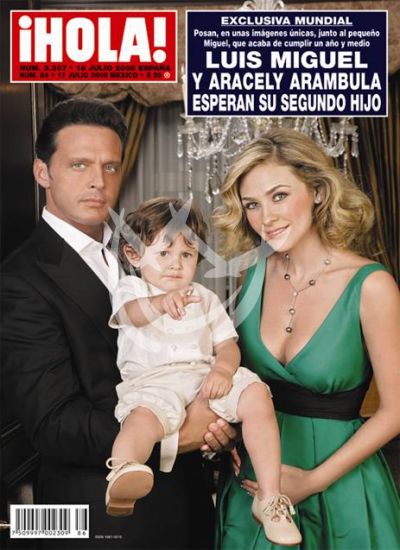 Luismi y Aracely en Hola!