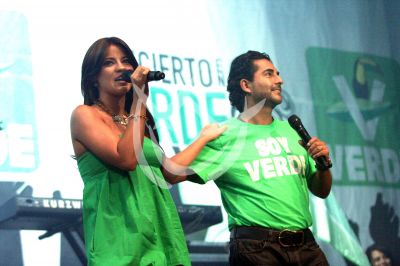 Maite y Raúl con el Verde