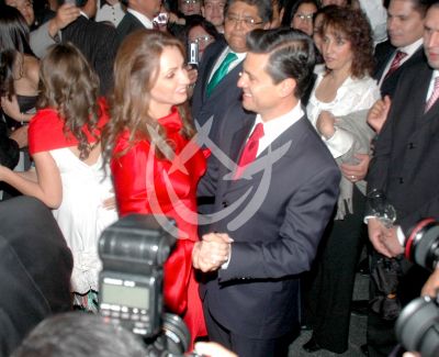 Angélica Rivera y Enrique Peña Nieto ¡Viva México!
