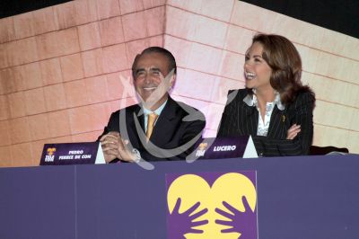 Lucero y Ferriz en Teletón 2010