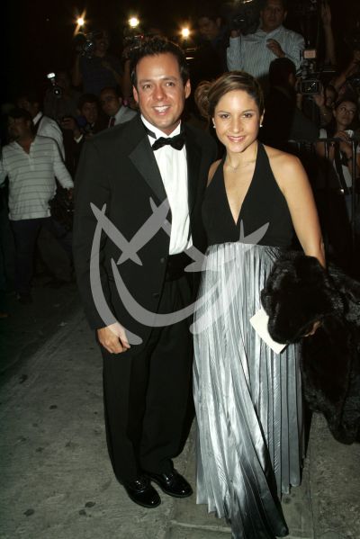 Rodrigo Vidal y esposa