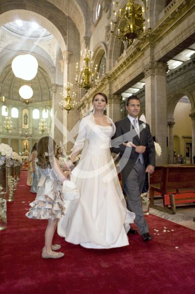 Angélica y Peña, boda religiosa