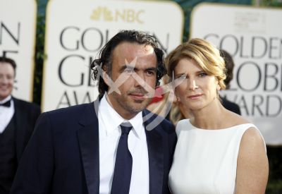 Iñárritu y su esposa