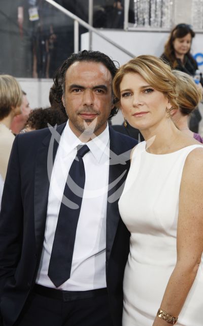 Iñárritu y su esposa
