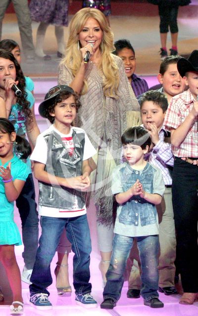 Gloria Trevi e hijos ¡gigantes!