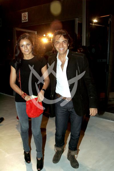 Aislinne y Eugenio Derbez