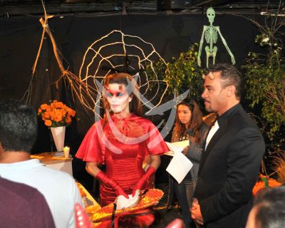 Machado y Sergio en Halloween