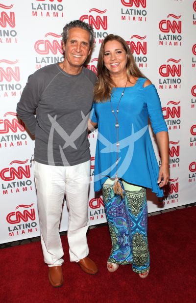 Gaby Rivero con CNN