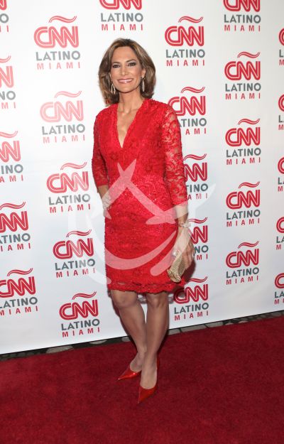 María Elvira con CNN