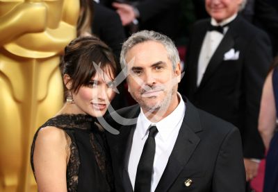 Alfonso Cuarón con Oscar