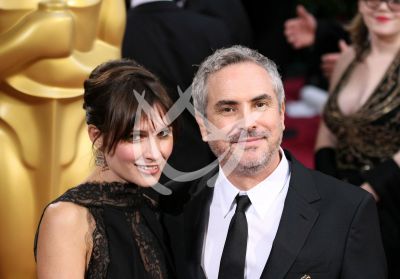 Alfonso Cuarón con Oscar