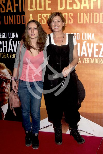 Patricia Bernal con Chávez