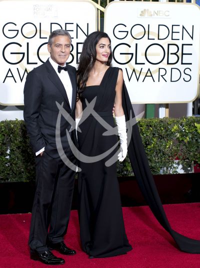 Clooney y esposa en GG