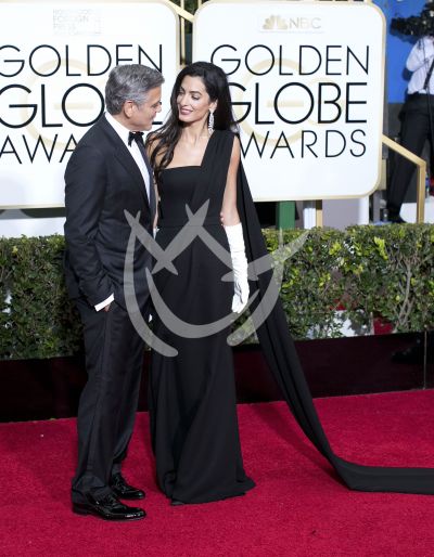 Clooney y esposa en GG