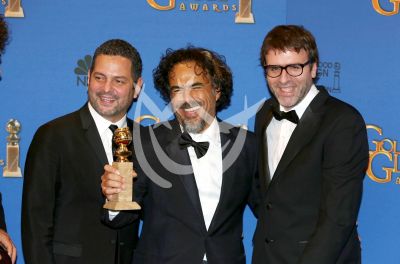 González Iñárritu con su Globo