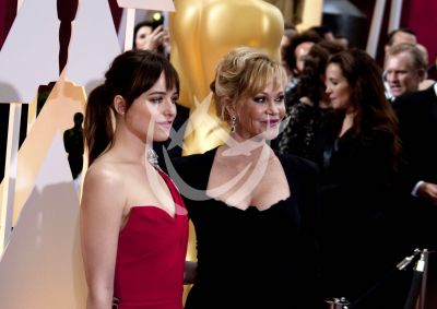 Melanie y Dakota con Oscars