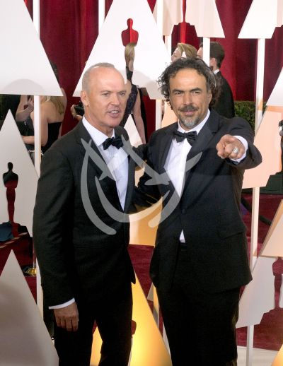 Keaton e Iñárritu en los Oscar
