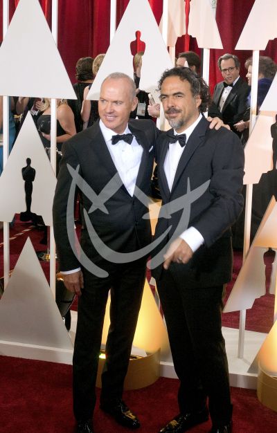 Keaton e Iñárritu en los Oscar