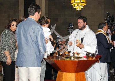 Cristian bautiza a Rafa