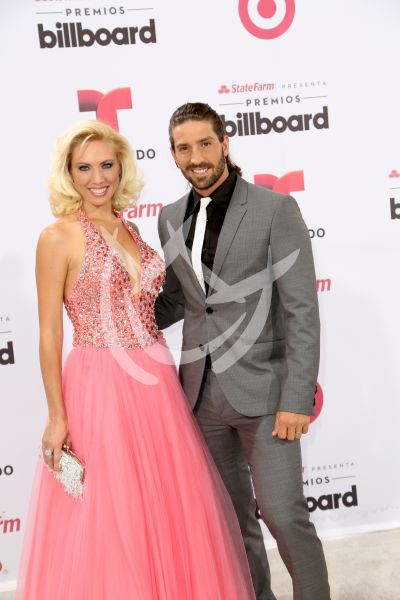 David Chocarro y esposa con Billboard