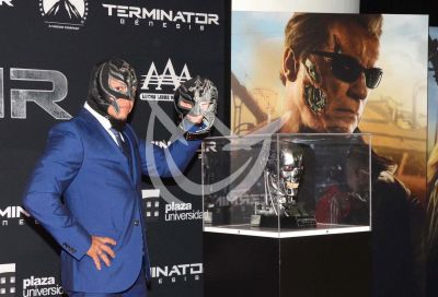 Rey Misterio con Terminator
