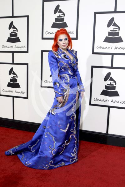 Lady Gaga a lo Bowie en Grammy