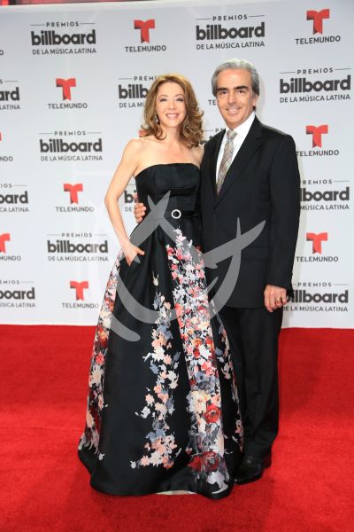 Edith Gonzalez y esposo en Billboard