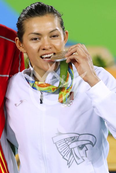 María Espinoza, plata en Taekwondo