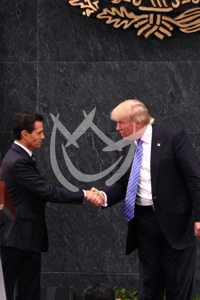 Peña Nieto recibe a Trump en Mx