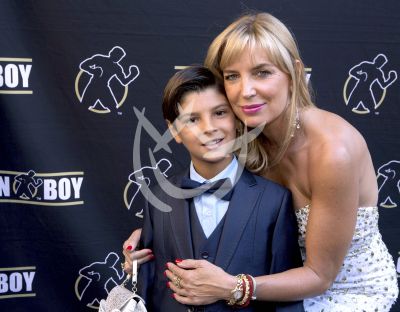 Sandra Vidal con Pablito, hijo de Montero