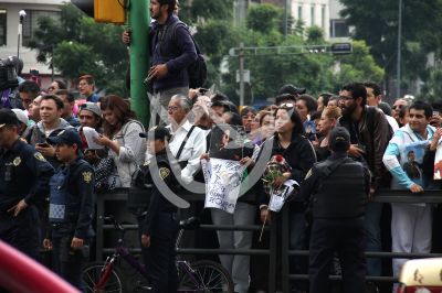 Juan Gabriel llega a Bellas Artes