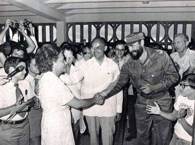 Fidel Castro y Luis Echeverría, 1975