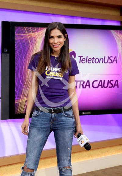 Alejandra en Teletón USA