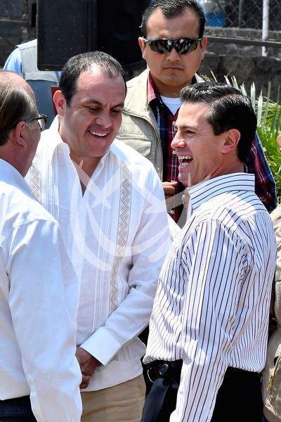 El Cuauh con el presidente Peña Nieto