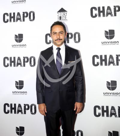 Humberto Bustos con El Chapo