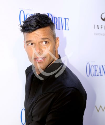 Ricky Martin con Ocean Drive y PR