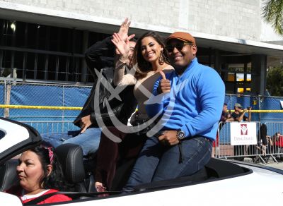 Pamela Silva y Tony Dandrades en Calle 8