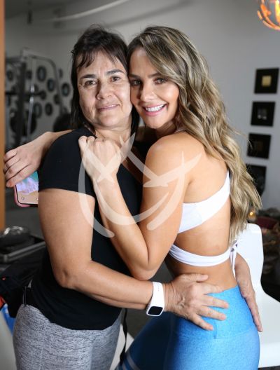 Ximena Córdoba y mamá